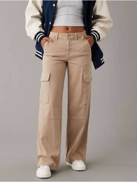 American Eagle Outfitters Pants - American Eagle Outfitters Tan Stretch convertible Cargo Pants